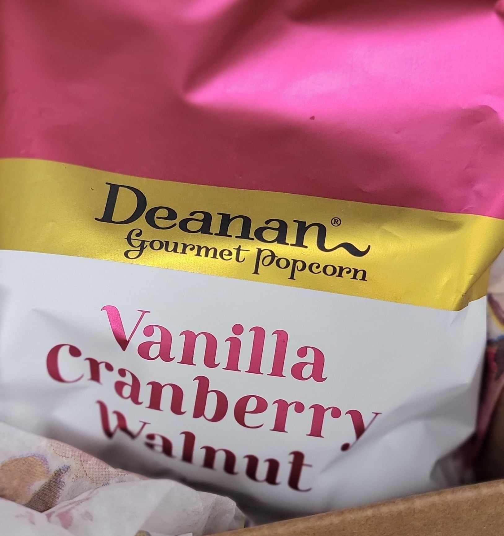 Vanilla Cranberry Walnut  Gourmet Popcorn